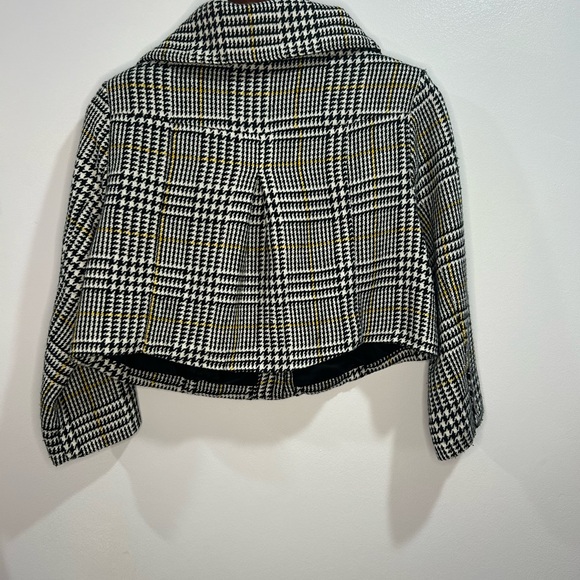 Women's Rampage Houndstooth Cropped Jacket Size Medium - Picture 3 of 3